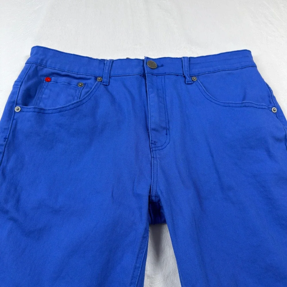 Spark Denim Shorts Mens W-36 Royal Blue Excellent Studio Collection USA Made